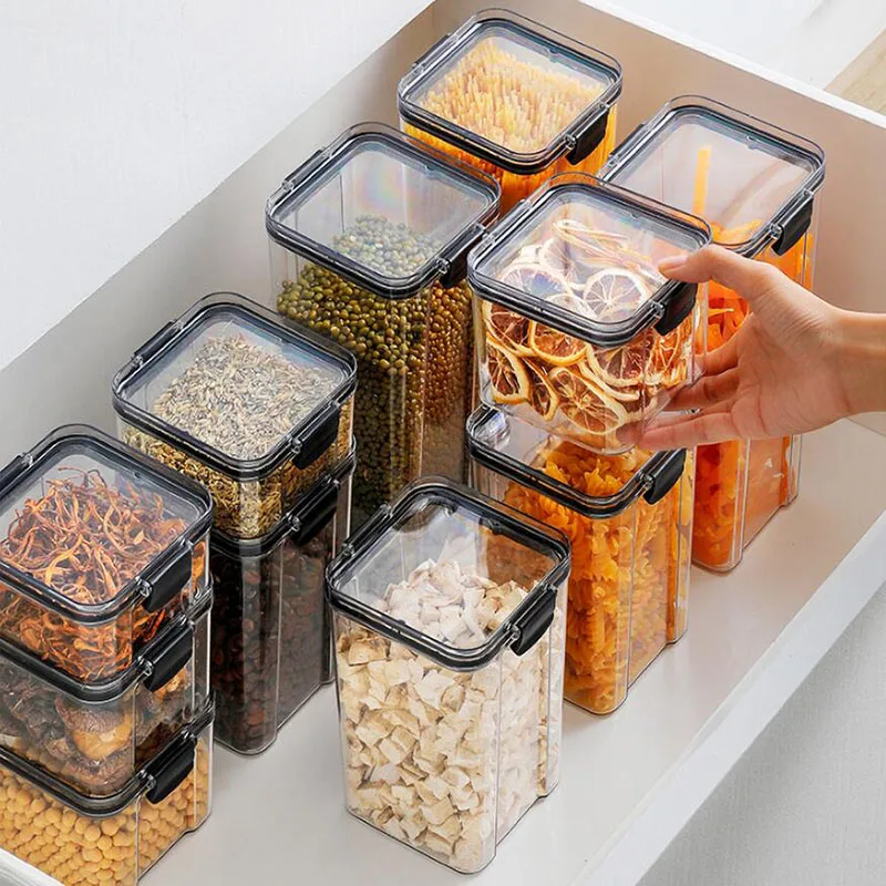 Airtight Food Storage Containers 4 Different Capacity Kitchen Pantry Organization Containers Flour Plastic Jar Sugar Jar Mother'
Airtight Food Storage Containers 4 Different Capacity Kitchen Pantry Organization Containers Flour Plastic Jar Sugar Jar Mother'