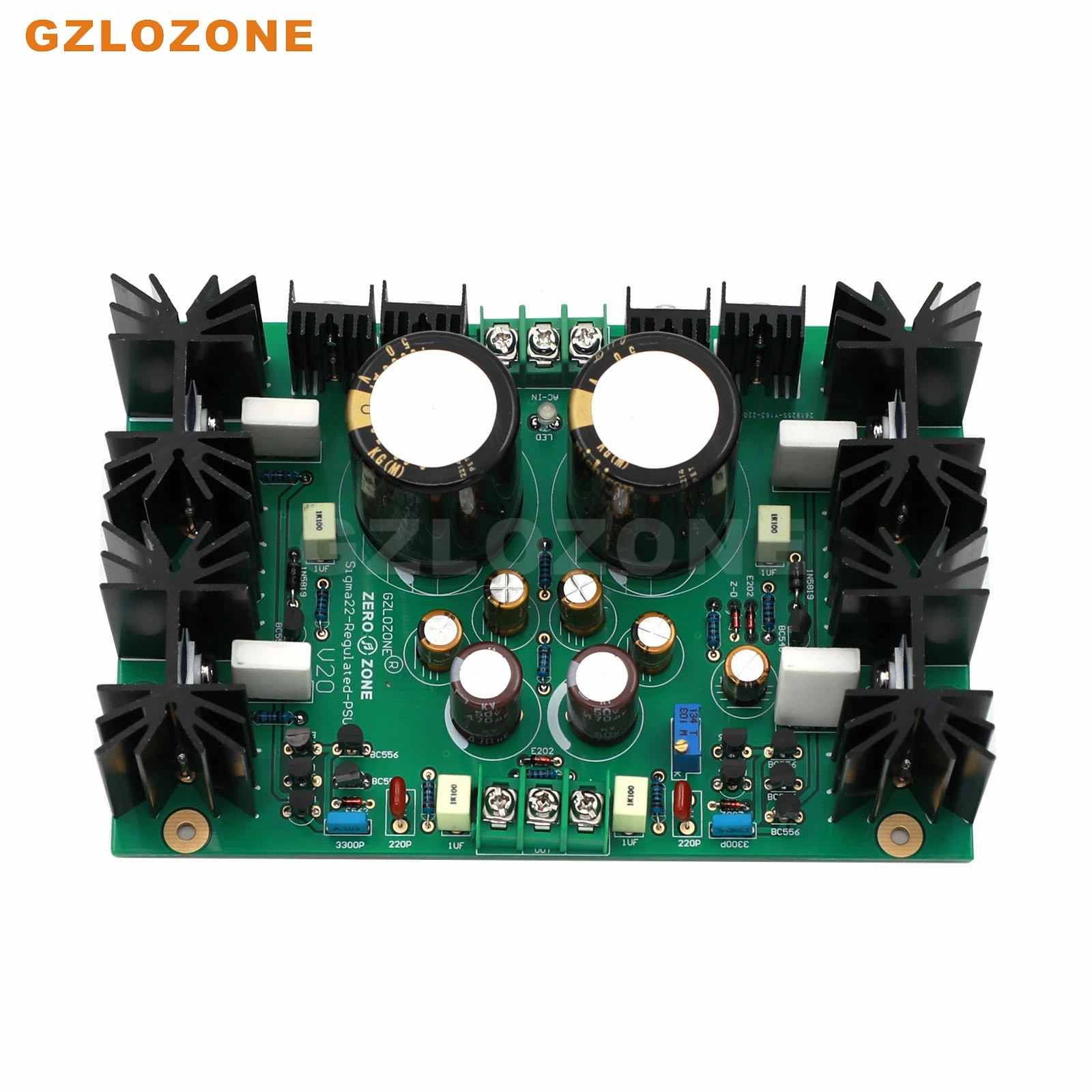 Sigma22 регулируемая плата питания для Бета 22 β 22 Amp DIY +/-5V To +/-36V Nichicon 10000UF/50V емкость
Sigma22 регулируемая плата питания для Бета 22 β 22 Amp DIY +/-5V To +/-36V Nichicon 10000UF/50V емкость