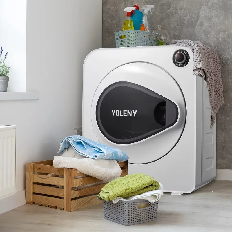 Yoleny Electric Compact Laundry Dryer, 13.2 lbs Load Stainless Steel Portable Dryer With Exhaust Pipe, White
Yoleny Electric Compact Laundry Dryer, 13.2 lbs Load Stainless Steel Portable Dryer With Exhaust Pipe, White