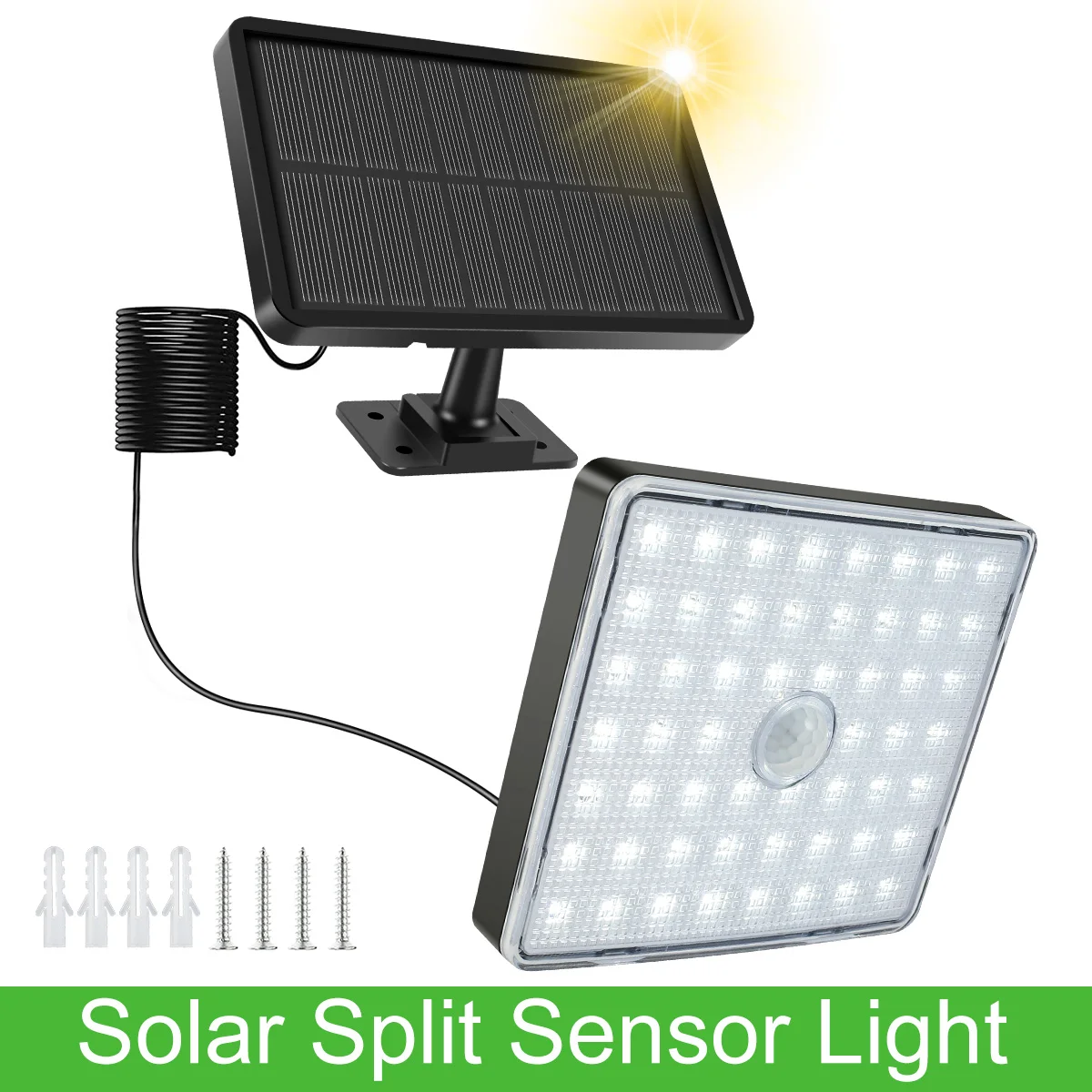 54 LED Solar Flood Light Solar Wall Lamp W/ Solar Panel Security Light Waterproof Motion Sensor Solar Light Garage Garden Lamp
54 LED Solar Flood Light Solar Wall Lamp W/ Solar Panel Security Light Waterproof Motion Sensor Solar Light Garage Garden Lamp