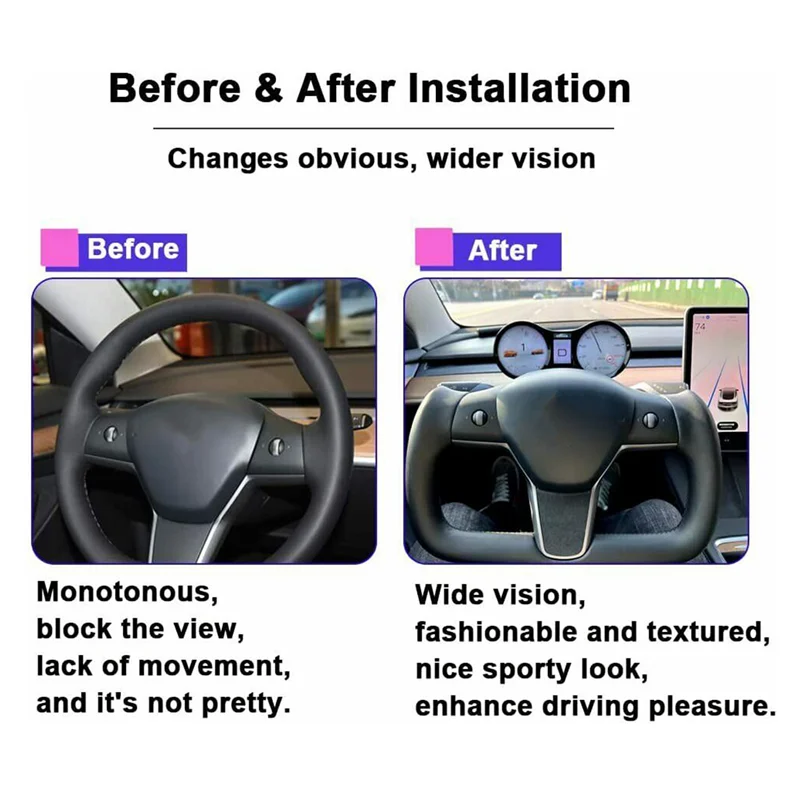 Гоночное рулевое колесо Yoke Racing для Tesla Model 3, модель Y 2017-2022, белый, без нагрева 
Гоночное рулевое колесо Yoke Racing для Tesla Model 3, модель Y 2017-2022, белый, без нагрева