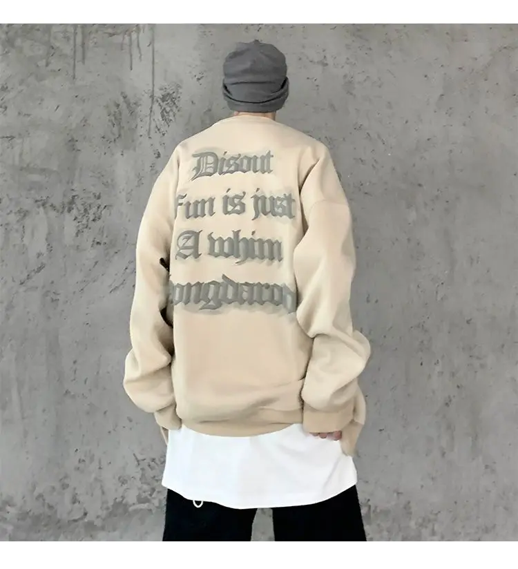 Men and Women Fashion Personality Letter Printing American High Street Round Neck Sweater Couple New Loose Casual Y2K harajuku
Men and Women Fashion Personality Letter Printing American High Street Round Neck Sweater Couple New Loose Casual Y2K harajuku