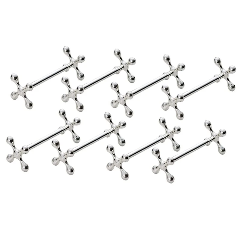 8 Pcs Zinc Alloy Chopsticks Rest Spoons Stand Forks Knifes Holder Rack Stand Metal Craft Table Decoration (Silver)
8 Pcs Zinc Alloy Chopsticks Rest Spoons Stand Forks Knifes Holder Rack Stand Metal Craft Table Decoration (Silver)