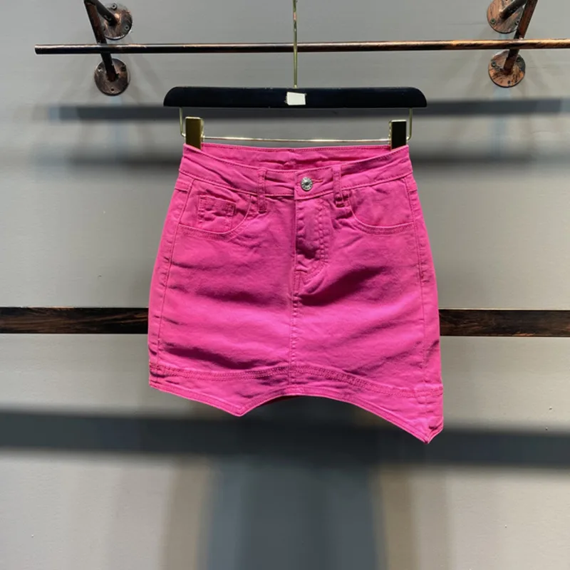 PREPOMP Trend Hem Irregular Design Denim Skirt Women Solid Color High Waist Loose Mini Skirts Female 2023 Spring New GH717
PREPOMP Trend Hem Irregular Design Denim Skirt Women Solid Color High Waist Loose Mini Skirts Female 2023 Spring New GH717