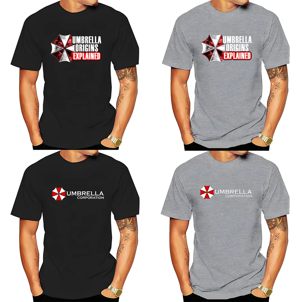 Fashion Umbrella Corporation Printed T-Shirts Men Casual Crew Neck Pure Cotton T Shirt Short Sleeve Tees Plus Size Clothes
Fashion Umbrella Corporation Printed T-Shirts Men Casual Crew Neck Pure Cotton T Shirt Short Sleeve Tees Plus Size Clothes