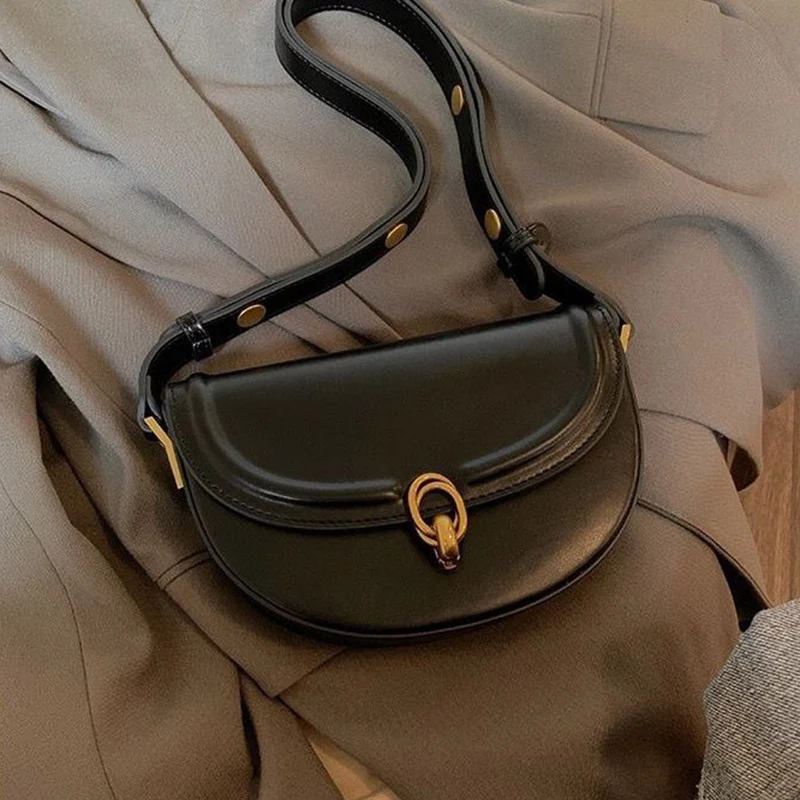 Saddle Small Crossbody Bags Women Trend Pu Faux Leather Vintage Solid Shoulder Bag Luxury Designer Ladies Handbags and Purses
Saddle Small Crossbody Bags Women Trend Pu Faux Leather Vintage Solid Shoulder Bag Luxury Designer Ladies Handbags and Purses