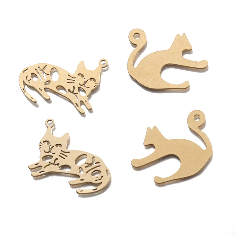 6pcs/lot Raw Brass Cute Mini Cat Charm Animal Pendant For DIY Bracelet Necklace Jewelry Findings Making Accessories
6pcs/lot Raw Brass Cute Mini Cat Charm Animal Pendant For DIY Bracelet Necklace Jewelry Findings Making Accessories