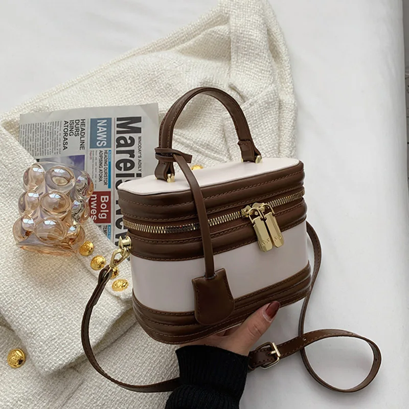 Brand Barrel-shaped Shoulder Bags Women Fashion Top Handbag High Quality Crossbody Square Bag and Purses Ladys Cute Clutch Bag
Brand Barrel-shaped Shoulder Bags Women Fashion Top Handbag High Quality Crossbody Square Bag and Purses Ladys Cute Clutch Bag