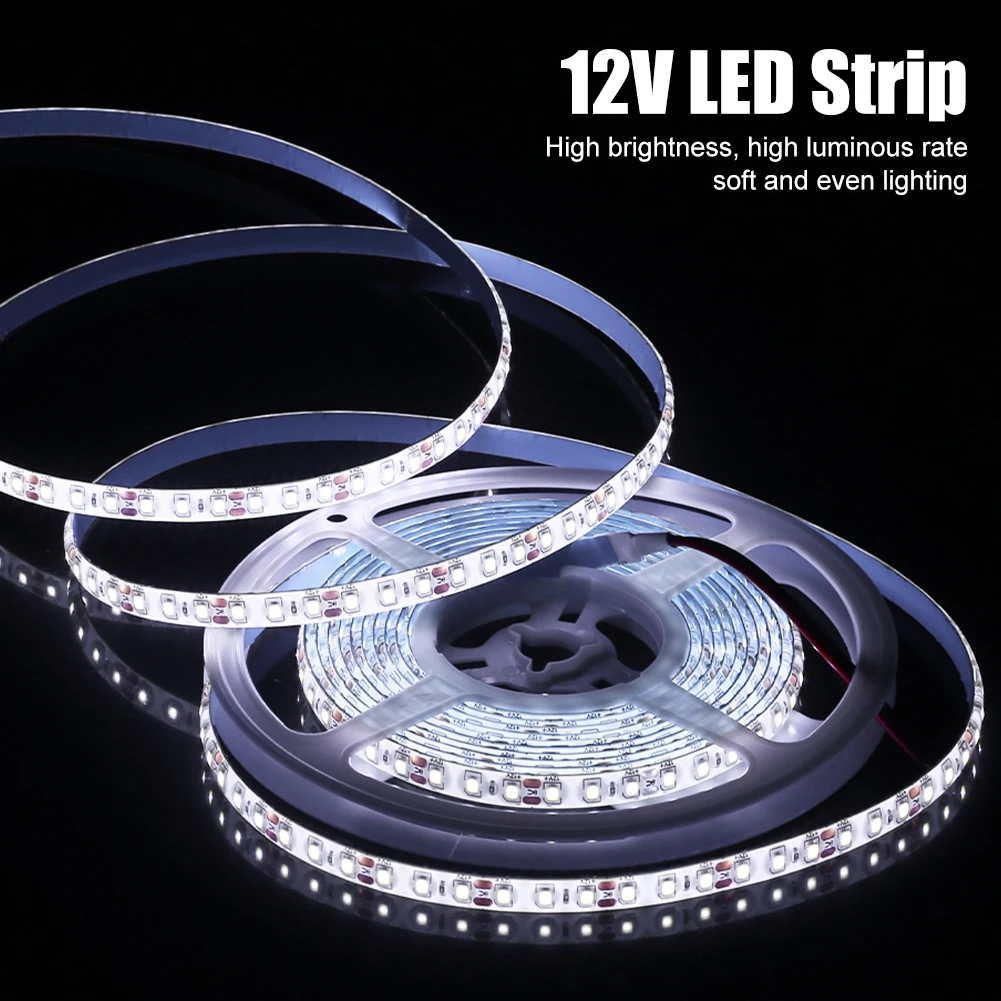 5M Car LED Strip Light 120LED Car Interior Lighting 12V Waterproof Light Strip White Lights Accessories For RV Camper Trailer
5M Car LED Strip Light 120LED Car Interior Lighting 12V Waterproof Light Strip White Lights Accessories For RV Camper Trailer