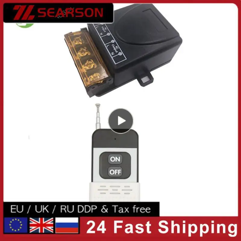 Convenient Remote Control No Direction Easy To Install 30a Relay Powerful Remote Control Artifact Wireless Control Pump Control
Convenient Remote Control No Direction Easy To Install 30a Relay Powerful Remote Control Artifact Wireless Control Pump Control