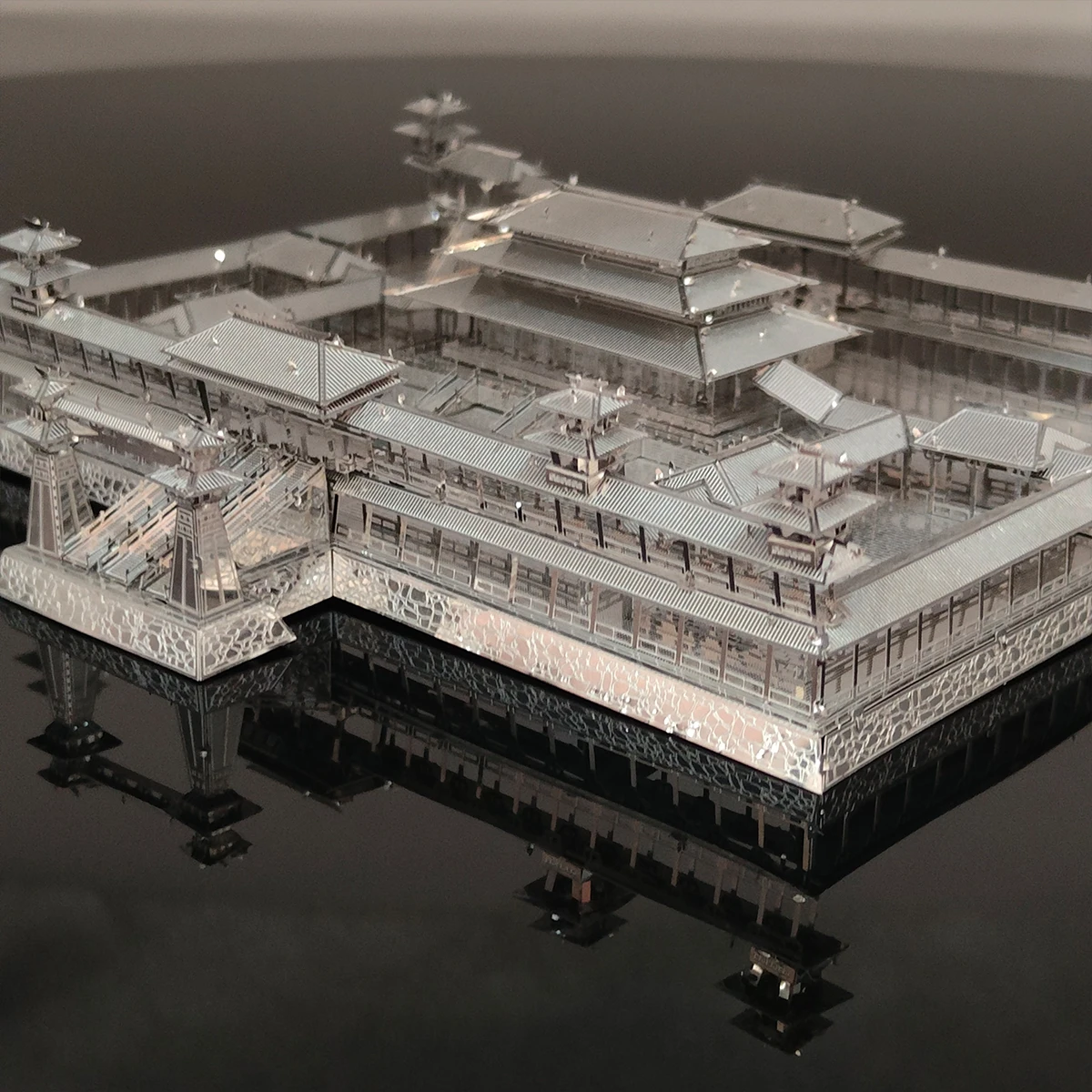 Weiyang-Китайский дворец в Западном хане старинная архитектура 3D металлический Пазл