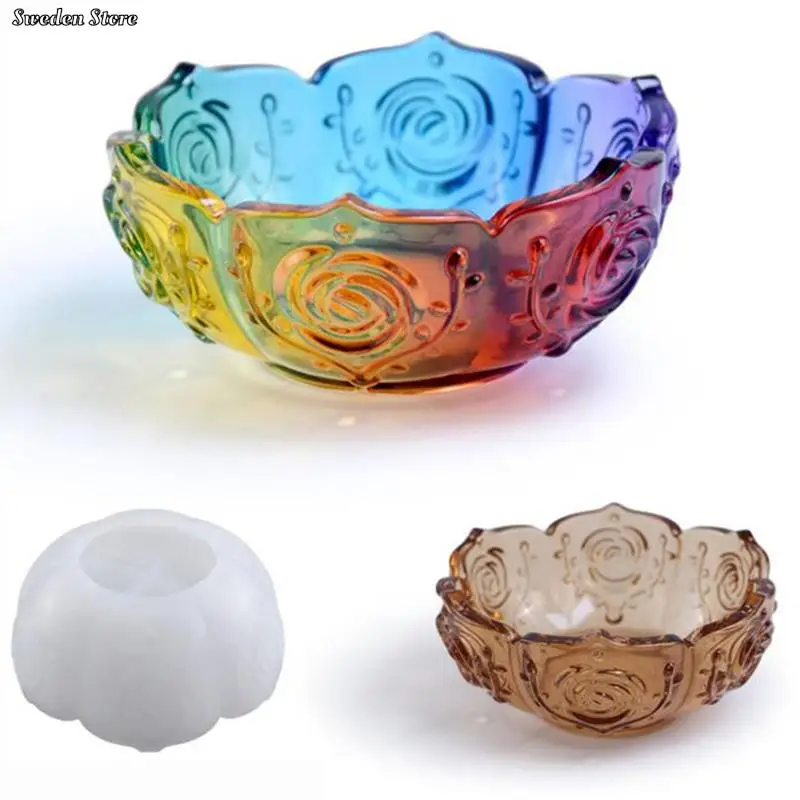 1Pc Rose Storage Bowl Mold DIY Handmade Crystal Epoxy Flower Pattern Lotus Flower Storage Bowl Mirror Silicone Mold
1Pc Rose Storage Bowl Mold DIY Handmade Crystal Epoxy Flower Pattern Lotus Flower Storage Bowl Mirror Silicone Mold