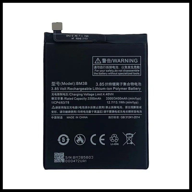 Original VICS BM3B Replacement Battery For Xiaomi Mi Mix 2 2S Mix2S Battery BM3B
Original VICS BM3B Replacement Battery For Xiaomi Mi Mix 2 2S Mix2S Battery BM3B