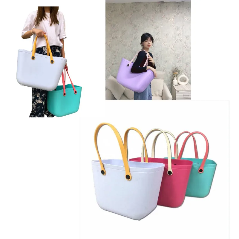X Large 19*10*13 Inches Wholesale Eva Beach Bag Holes Rubber Silicone Summer Eva Tote Bag Solid Beach Tote Bags Custom
X Large 19*10*13 Inches Wholesale Eva Beach Bag Holes Rubber Silicone Summer Eva Tote Bag Solid Beach Tote Bags Custom