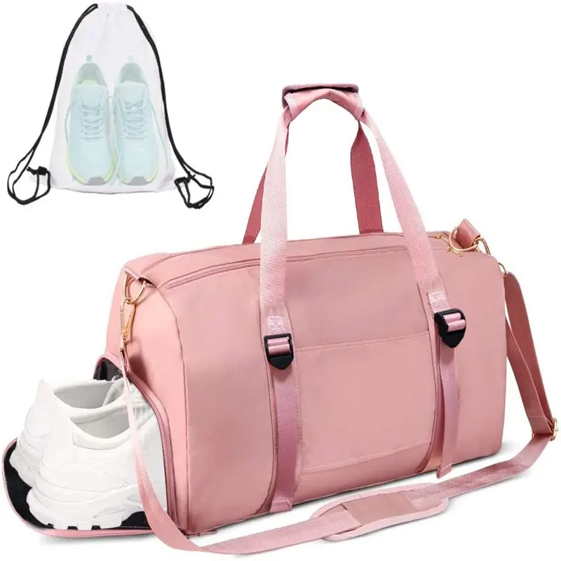 Gym Duffle Bag Dry Wet Separated Gym Bag Sport Duffle Bag Training Handbag Bag with Extra Drawstring Backpack
Gym Duffle Bag Dry Wet Separated Gym Bag Sport Duffle Bag Training Handbag Bag with Extra Drawstring Backpack