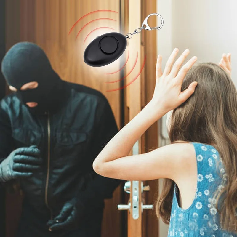 Portable Emergency Personal Security Alarms Self-Defense 125Decibels LED Light Safety Key Chain Pedant for Woman Kids Elderly
Portable Emergency Personal Security Alarms Self-Defense 125Decibels LED Light Safety Key Chain Pedant for Woman Kids Elderly