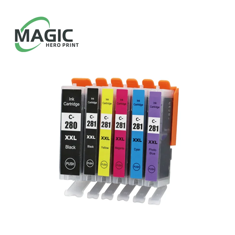 NEW PGI280 CLI281 Compatible Ink Cartridge PGI-280 CLI-281 For Canon PIXMA TR7520 TR8520 TS6120 TS8120 TS9120 inkjet printer
NEW PGI280 CLI281 Compatible Ink Cartridge PGI-280 CLI-281 For Canon PIXMA TR7520 TR8520 TS6120 TS8120 TS9120 inkjet printer