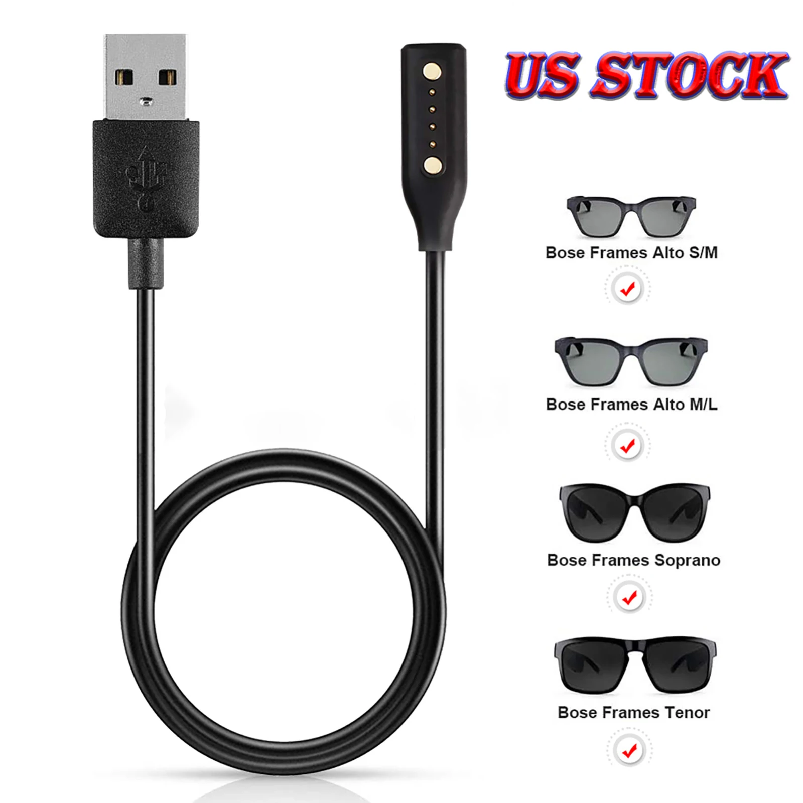 Зарядное устройство USB для Bose оправы Rondo Alto Smart Glasses, магнитный портативный Зарядный Кабель-адаптер для Soprano
Зарядное устройство USB для Bose оправы Rondo Alto Smart Glasses, магнитный портативный Зарядный Кабель-адаптер для Soprano
