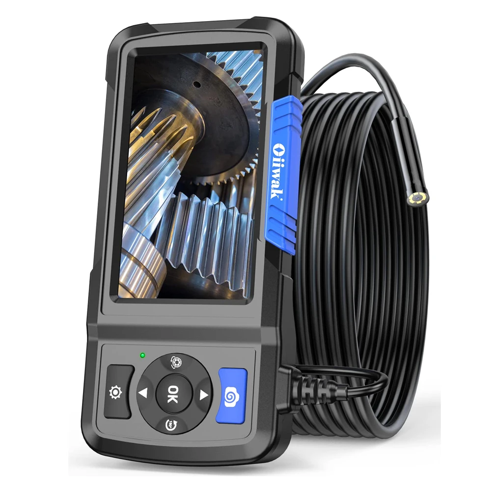 Oiiwak 5.5mm Endoscope Camera Dual Lens 4.5" IPS 1080P IP67 Waterproof Snake Inspection Endoscope Camera 32GB Sewer Plumbing
Oiiwak 5.5mm Endoscope Camera Dual Lens 4.5" IPS 1080P IP67 Waterproof Snake Inspection Endoscope Camera 32GB Sewer Plumbing
