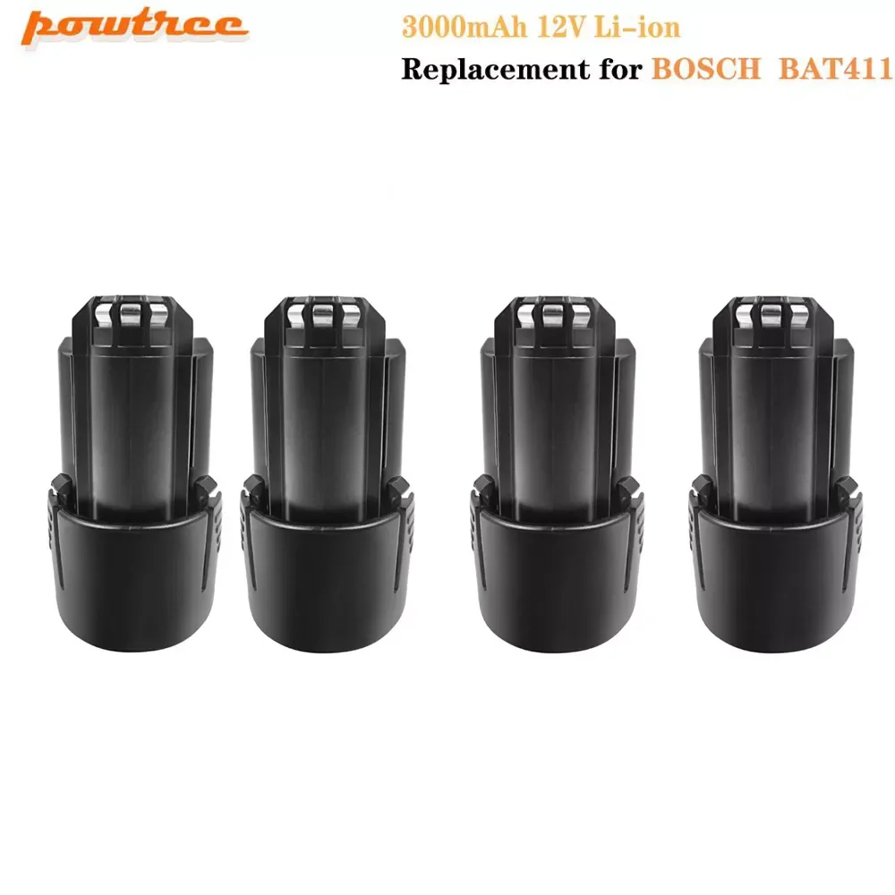Литий-ионный аккумулятор BAT411 на 3000 мАч для Bosch, 12 В, BAT412A, BAT413A, D-70745GOP 2607336013, аккумуляторные батареи для электроинструмента
Литий-ионный аккумулятор BAT411 на 3000 мАч для Bosch, 12 В, BAT412A, BAT413A, D-70745GOP 2607336013, аккумуляторные батареи для электроинструмента