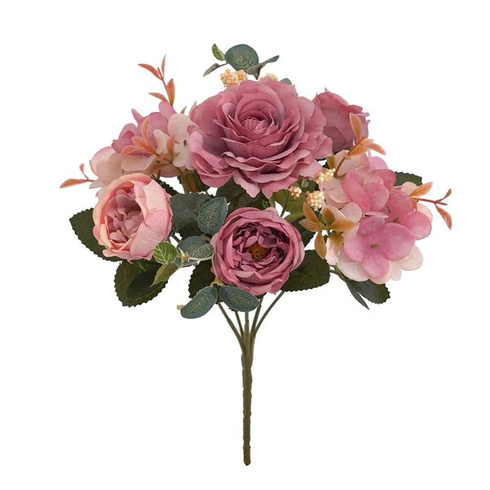 30*20cm Artificial Fake Flowers Silk Cloth Rose Peony Bunch Wedding Party Garden Home Decoration Artificial Flowers Bouquet
30*20cm Artificial Fake Flowers Silk Cloth Rose Peony Bunch Wedding Party Garden Home Decoration Artificial Flowers Bouquet