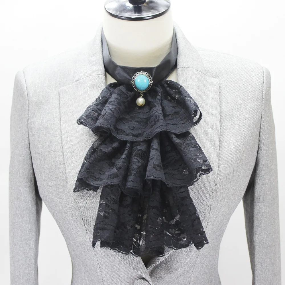 Lace Jabot Ruffled Neck Collar Tulle Ruffled Lace Collar Detachable for Stage & Party for Women
Lace Jabot Ruffled Neck Collar Tulle Ruffled Lace Collar Detachable for Stage & Party for Women