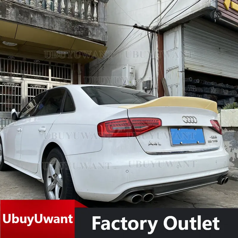 For Audi A4 B8 B8.5 Spoiler 2009-2016 ABS Plastic Unpainted Color Rear Spoiler Wing Trunk Lip Boot Cover Car Styling
For Audi A4 B8 B8.5 Spoiler 2009-2016 ABS Plastic Unpainted Color Rear Spoiler Wing Trunk Lip Boot Cover Car Styling