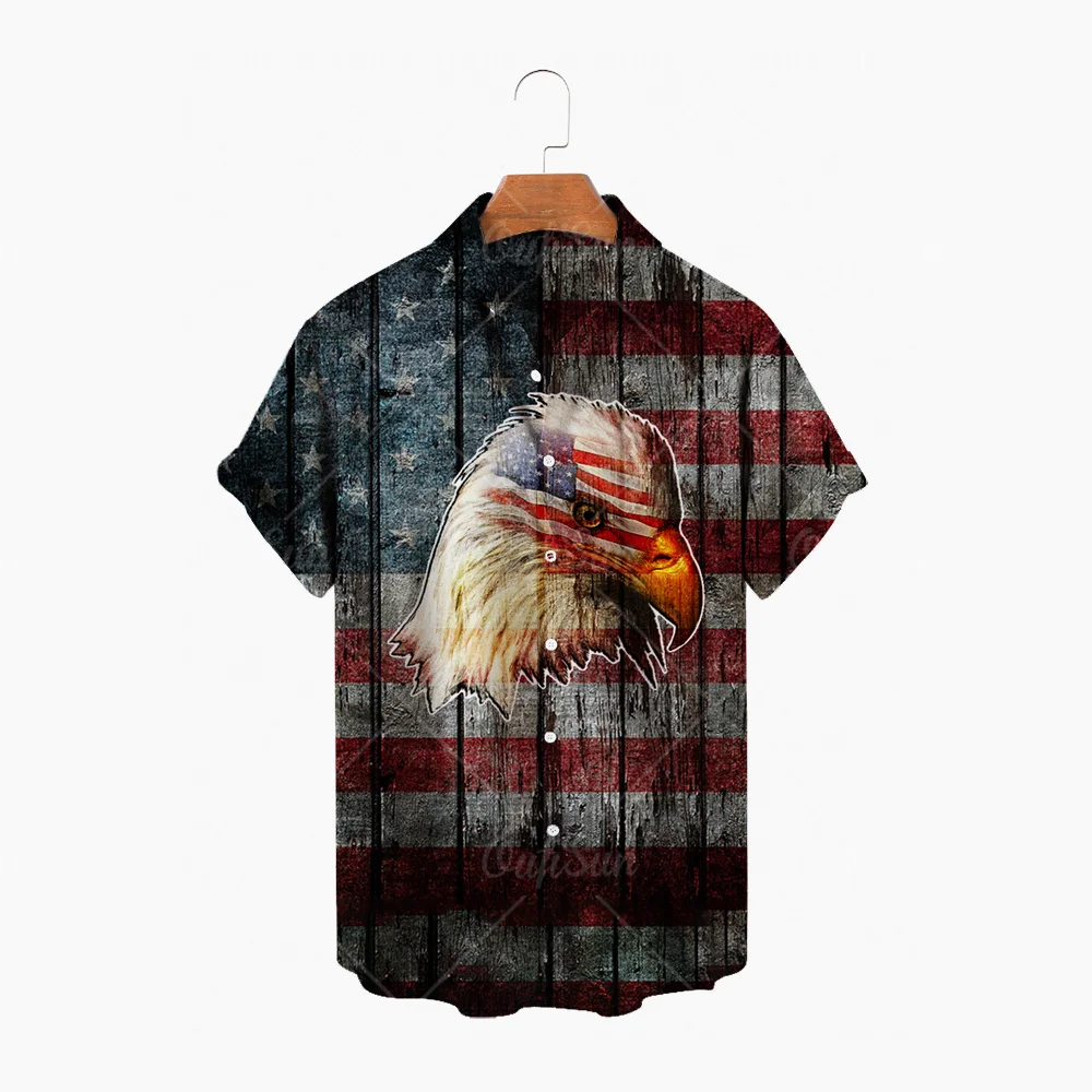 Модная Летняя мужская футболка в гавайском стиле, бесплатная доставка, Повседневная Праздничная футболка с американским Орлом и коротким р... 
Модная Летняя мужская футболка в гавайском стиле, бесплатная доставка, Повседневная Праздничная футболка с американским Орлом и коротким р...