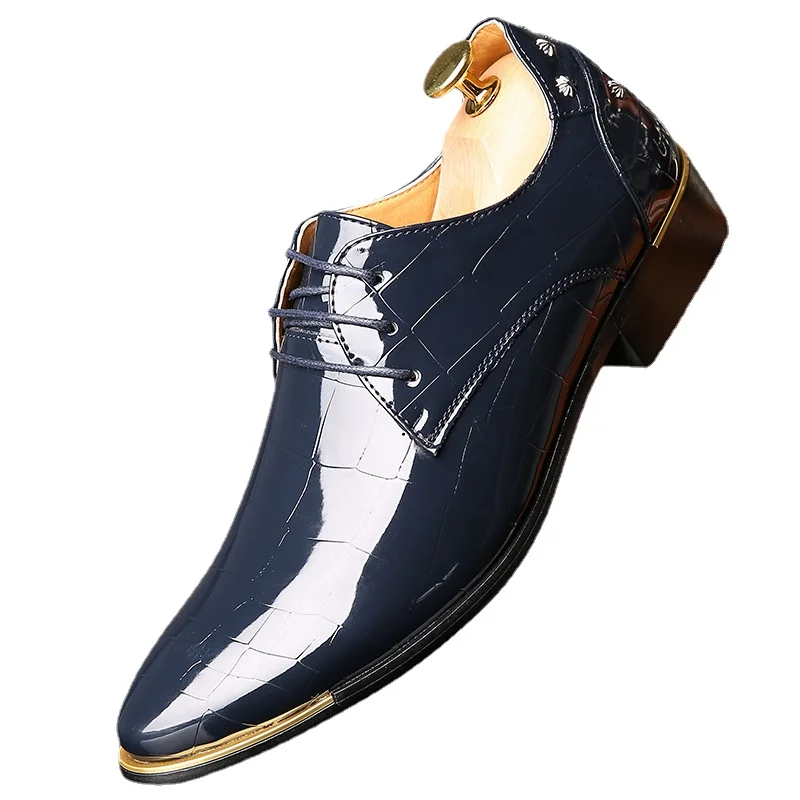 Мужские кожаные туфли, деловые туфли, повседневные деловые мужские туфли с острым носком, весна-осень, дышащие износостойкие мужские туфли ... 
Мужские кожаные туфли, деловые туфли, повседневные деловые мужские туфли с острым носком, весна-осень, дышащие износостойкие мужские туфли ...