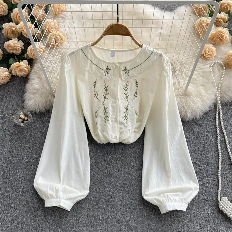 2022 spring new print low neck Zipper slim long sleeve sweet blouse women blusas mujer de moda 2022
2022 spring new print low neck Zipper slim long sleeve sweet blouse women blusas mujer de moda 2022