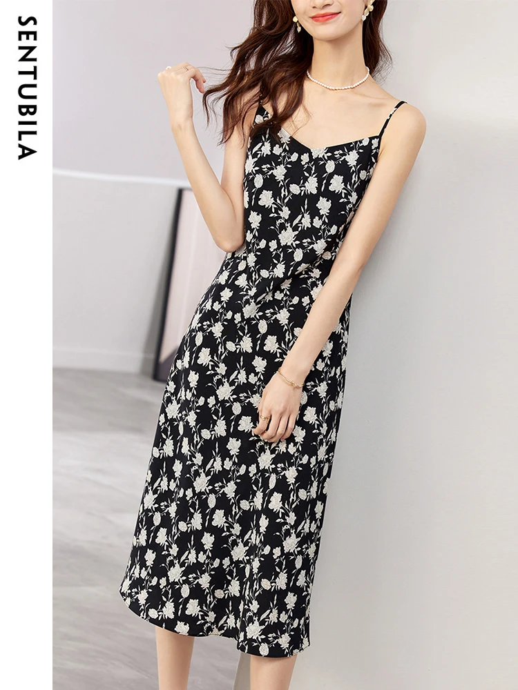 Sentubila Beach Style Printed Floral Dresses for Women 2023 Summer Fashion Spaghetti Strap Sundress A Line Elegant Midi Dress
Sentubila Beach Style Printed Floral Dresses for Women 2023 Summer Fashion Spaghetti Strap Sundress A Line Elegant Midi Dress