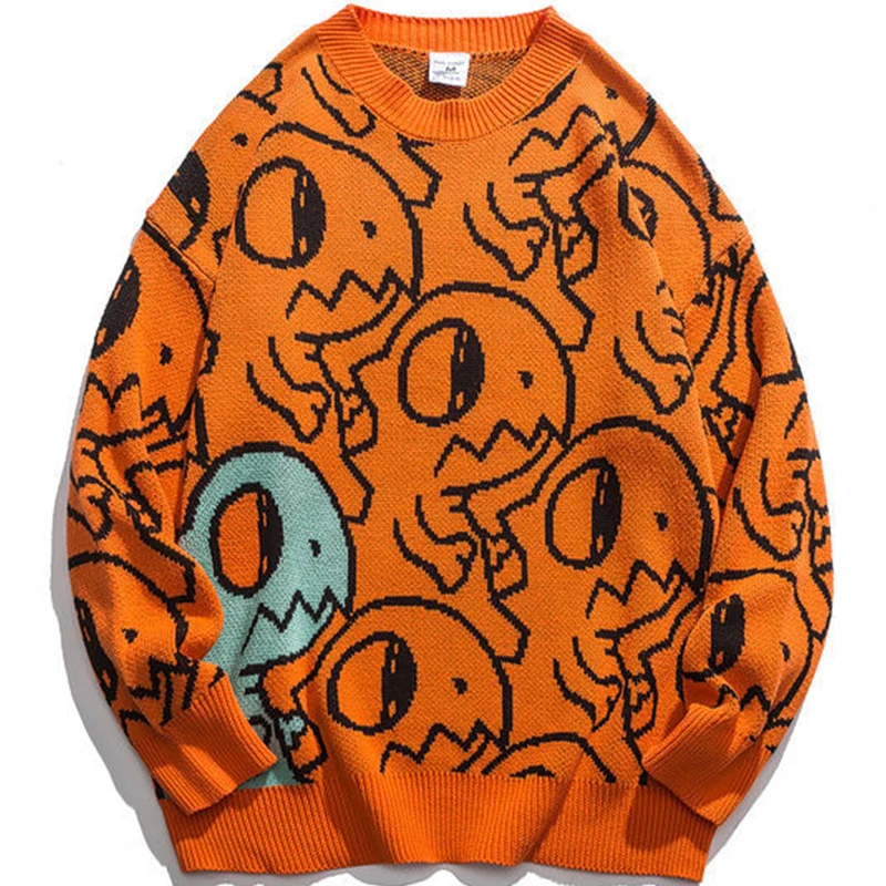 Cartoon Harajuku Sweater Men Japanese Vintage Clothes Couples Hip Hop Streetwear Knit Pullover 2023 Winter New Oversized Sweater
Cartoon Harajuku Sweater Men Japanese Vintage Clothes Couples Hip Hop Streetwear Knit Pullover 2023 Winter New Oversized Sweater