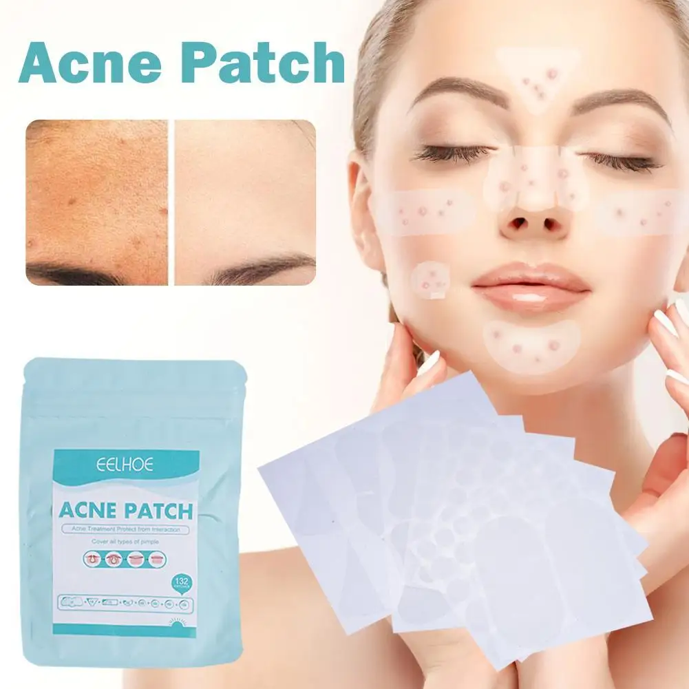 132pc Acne Patch Acne Pimple Sticker Invisible Hydrocolloid Acne Removal Treatment Patch Waterproof Black Head Remover Skin Care
132pc Acne Patch Acne Pimple Sticker Invisible Hydrocolloid Acne Removal Treatment Patch Waterproof Black Head Remover Skin Care