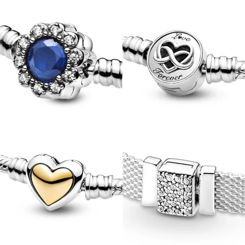 4 Style 925 Sterling Silver Sparkling Love Forever Crystal Beads For Original Pandora Charms Women Bracelets & Bangles Jewelry
4 Style 925 Sterling Silver Sparkling Love Forever Crystal Beads For Original Pandora Charms Women Bracelets & Bangles Jewelry