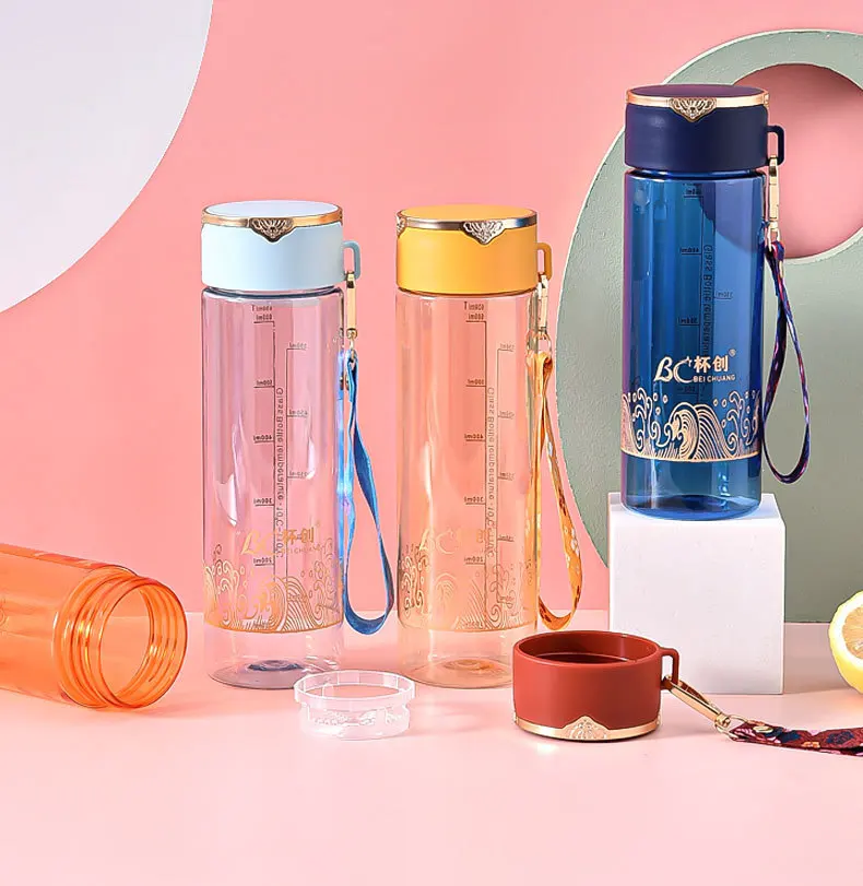 Kawaii Plastic Cup Anti drop Portable High Capacity Children's Summer PC Sports Rope Carrying Water Bottle
Kawaii Plastic Cup Anti drop Portable High Capacity Children's Summer PC Sports Rope Carrying Water Bottle