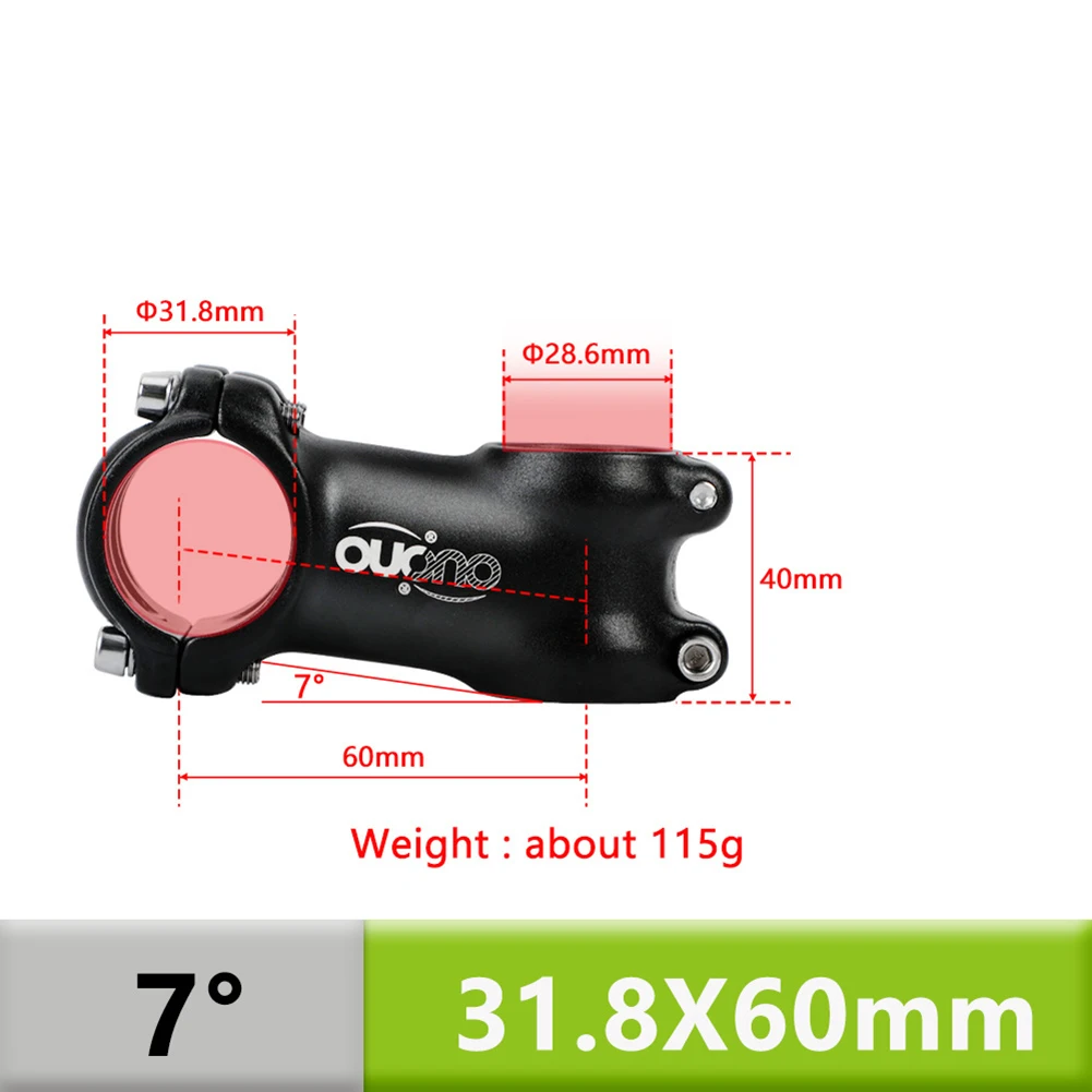 31.8mm Bicycle Handlebar Stem 7 Degrees Handle Bar Stem For Mountain Road Bike MTB Ultralight Aluminum Alloy Cycling Parts
31.8mm Bicycle Handlebar Stem 7 Degrees Handle Bar Stem For Mountain Road Bike MTB Ultralight Aluminum Alloy Cycling Parts