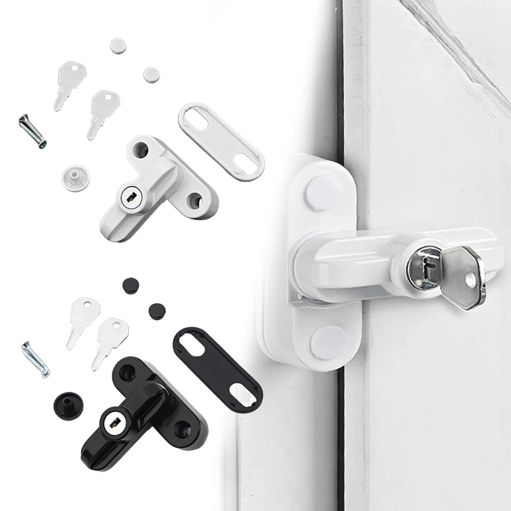 1pc/set Sash Locking Kit Aluminum Alloy UPVC Door Jammer Security Restrictor Lock With Key For Home Improvement Decoration
1pc/set Sash Locking Kit Aluminum Alloy UPVC Door Jammer Security Restrictor Lock With Key For Home Improvement Decoration