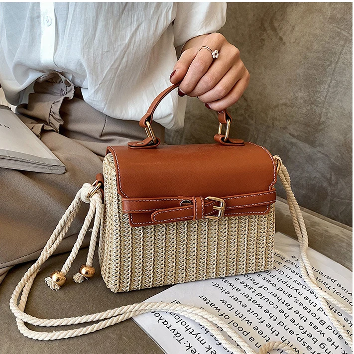 2022 Vintage Straw Bags for Women Beach Handbags Woven Summer Rattan Bag Handmade Crossbody Bag Purse Borsa
2022 Vintage Straw Bags for Women Beach Handbags Woven Summer Rattan Bag Handmade Crossbody Bag Purse Borsa