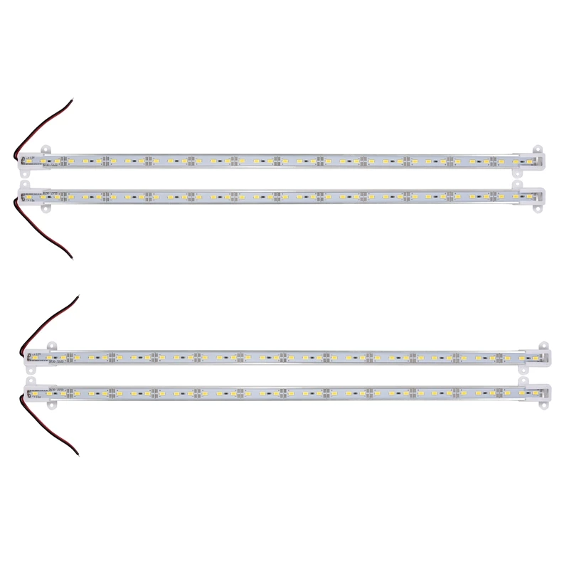 4x50 см, 12 В, 36 Φ 5630 SMD, жесткая полоса, алюминиевая оболочка с заглушкой, теплый белый
4x50 см, 12 В, 36 Φ 5630 SMD, жесткая полоса, алюминиевая оболочка с заглушкой, теплый белый