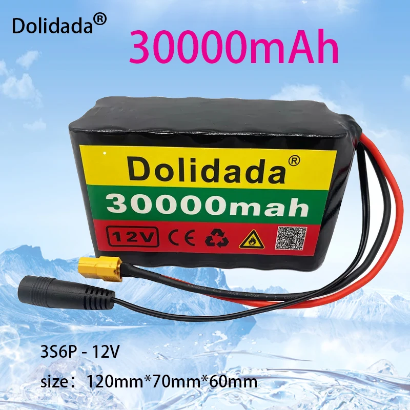 Новинка, батарейный блок 3S6P 12 В 30000 мАч 40 А BMS orline, литий-ионные аккумуляторы 18650 30000 мАч XT60 DC5521 400 Вт светильник для скутера с двигателем высоко...
Новинка, батарейный блок 3S6P 12 В 30000 мАч 40 А BMS orline, литий-ионные аккумуляторы 18650 30000 мАч XT60 DC5521 400 Вт светильник для скутера с двигателем высоко...