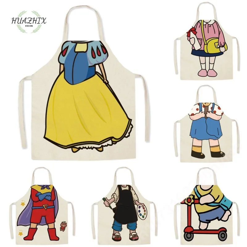 Princess Cartoon Apron Parent-child Alphabet Print Kitchen Woman Cotton Linen Aprons Cooking Home Cleaning Tools Kid Funny Bib
Princess Cartoon Apron Parent-child Alphabet Print Kitchen Woman Cotton Linen Aprons Cooking Home Cleaning Tools Kid Funny Bib