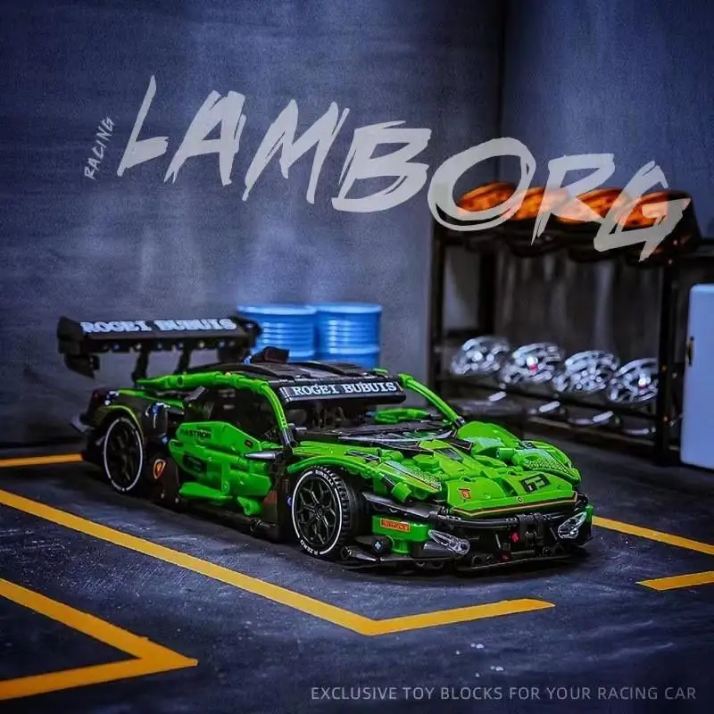 1644PCS Technical Green Super Speed Lamborghinis Sport Car Model Building Blocks Famous Vehicle Assemble Bricks Toys For Adult
1644PCS Technical Green Super Speed Lamborghinis Sport Car Model Building Blocks Famous Vehicle Assemble Bricks Toys For Adult