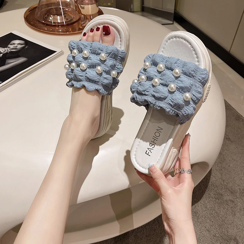 Med Slippers Casual String Bead Female Shoes Platform Slides Luxury 2022 Flat Basic Fashion PU Shoes Woman 2022 Med String Bead
Med Slippers Casual String Bead Female Shoes Platform Slides Luxury 2022 Flat Basic Fashion PU Shoes Woman 2022 Med String Bead