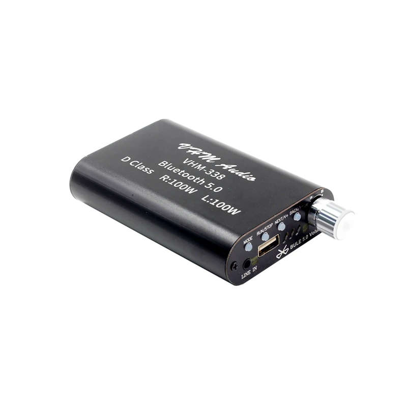 Плата усилителя VHM338 Bluetooth 5,0, портативная Плата усилителя Hi-Fi класса 2,0, стерео цифровой усилитель TPA3116 100WX2
Плата усилителя VHM338 Bluetooth 5,0, портативная Плата усилителя Hi-Fi класса 2,0, стерео цифровой усилитель TPA3116 100WX2
