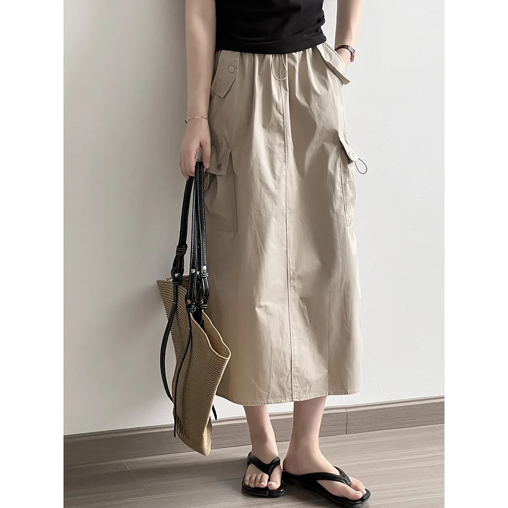 Women's Summer Cotton Long Skirts Stretch High Waist Casual A-Line Skirt Femme Faldas Jupe Saia
Women's Summer Cotton Long Skirts Stretch High Waist Casual A-Line Skirt Femme Faldas Jupe Saia