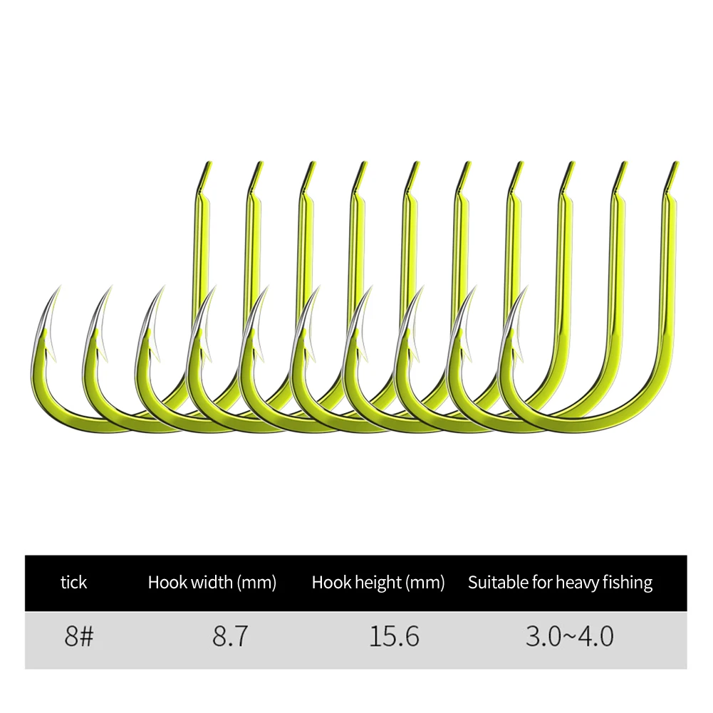For Outdoor Fishing Fishing Hook Explosive Hook 10pcs Barb Big Carp Blast Hook Fishing Accessories Fishing Hooks
For Outdoor Fishing Fishing Hook Explosive Hook 10pcs Barb Big Carp Blast Hook Fishing Accessories Fishing Hooks