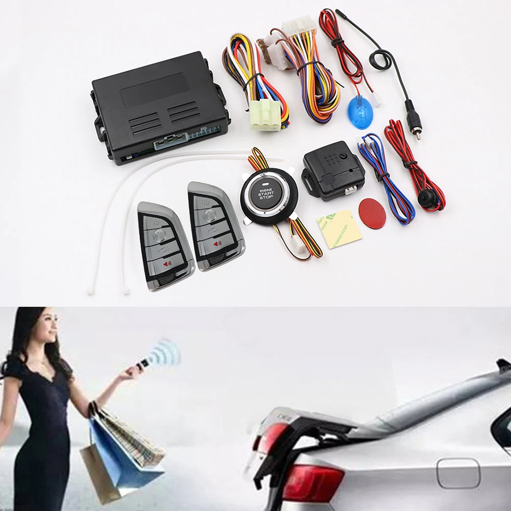 Remote Starter Engine PKE Alarm Parts 1 Set Accessories Anti-Theft Replacements Start/Stop Outdoor Road Home Indoor
Remote Starter Engine PKE Alarm Parts 1 Set Accessories Anti-Theft Replacements Start/Stop Outdoor Road Home Indoor