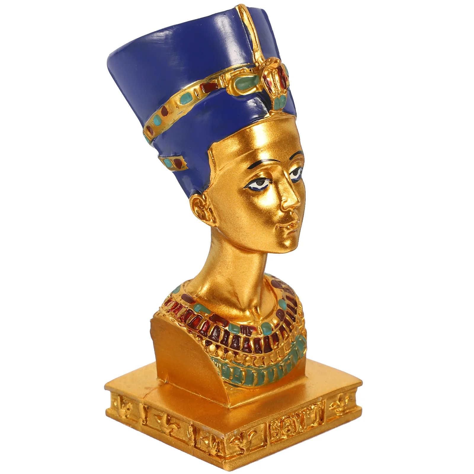 Egyptian Statue Ancient Nefertiti Egypt Bust Ornament Adornment Figurine Sculpture Pharaoh Home Decor Desktop Figurines Resin
Egyptian Statue Ancient Nefertiti Egypt Bust Ornament Adornment Figurine Sculpture Pharaoh Home Decor Desktop Figurines Resin