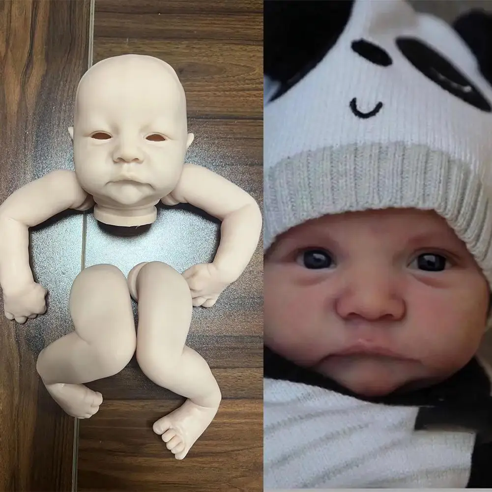 20 Inch Reborn Kit Silicone Material Vinyl Girl Soft Lifelike Gift With Cloth Body Unfinished Parts R G4y4
20 Inch Reborn Kit Silicone Material Vinyl Girl Soft Lifelike Gift With Cloth Body Unfinished Parts R G4y4