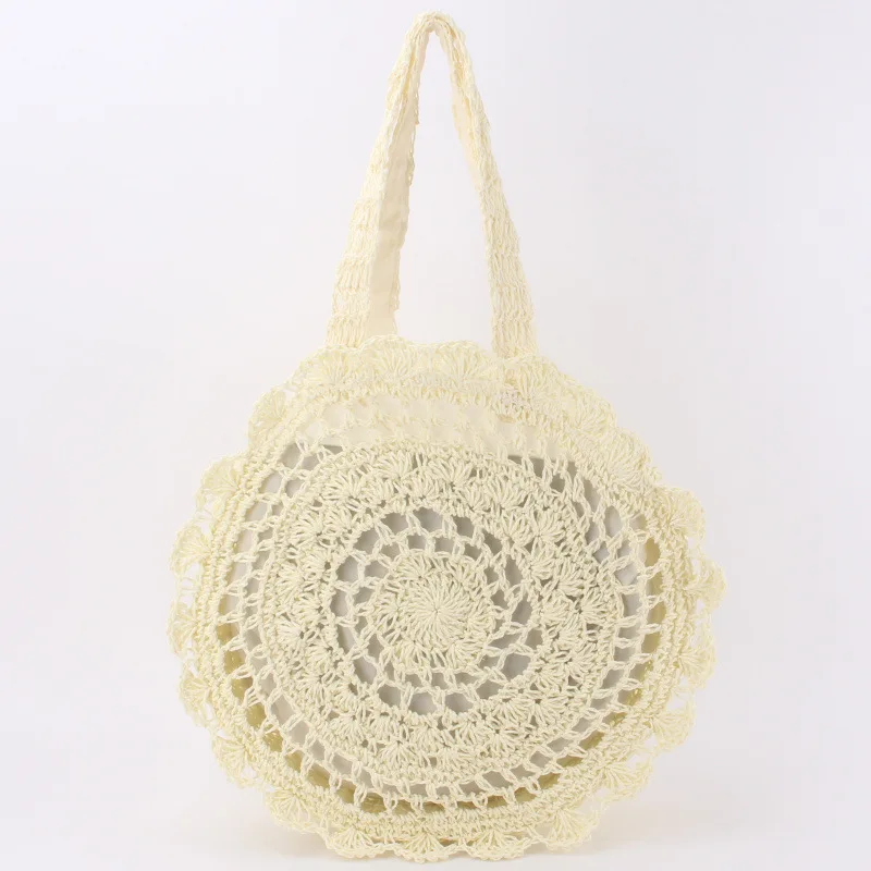 Fashion new paper rope crochet bag big flower one shoulder women's bag beach bag woven bag women's bag casual bag handbag
Fashion new paper rope crochet bag big flower one shoulder women's bag beach bag woven bag women's bag casual bag handbag
